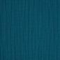 Preview: Musselin Double Gauze uni petrol